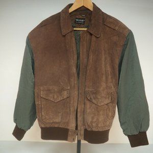 Vintage Pelle Mens M Leather Flight Aviator Bomber